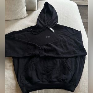 Oner Active Soft Black Oversized Hoodie